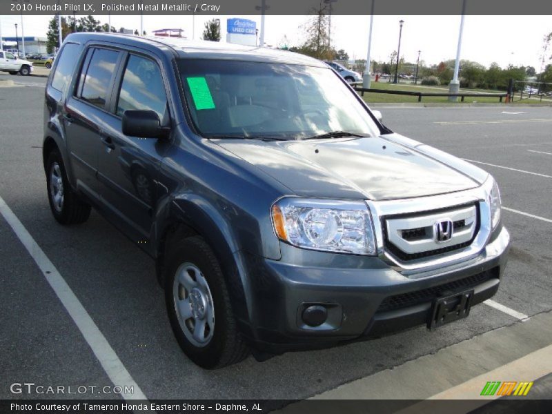 Polished Metal Metallic / Gray 2010 Honda Pilot LX