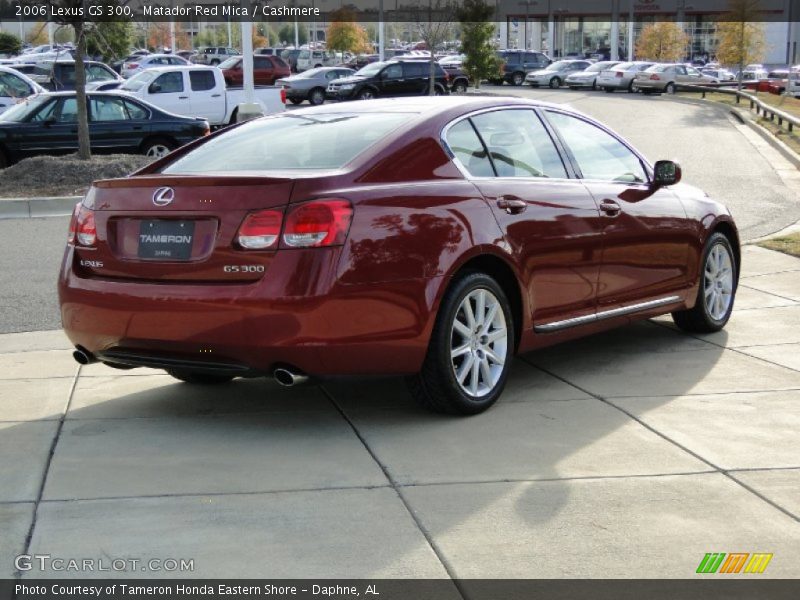 Matador Red Mica / Cashmere 2006 Lexus GS 300