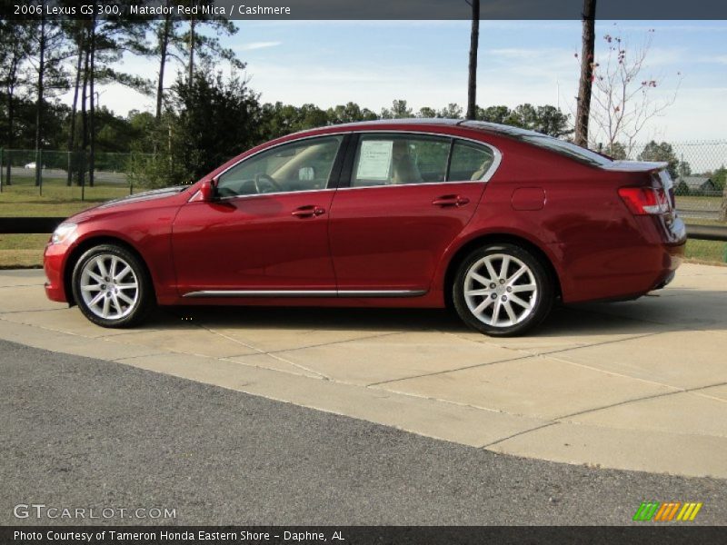 Matador Red Mica / Cashmere 2006 Lexus GS 300