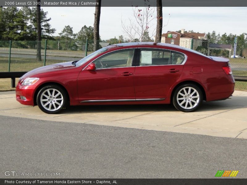 Matador Red Mica / Cashmere 2006 Lexus GS 300