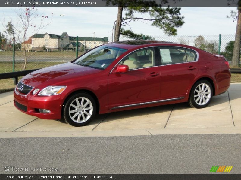 Matador Red Mica / Cashmere 2006 Lexus GS 300