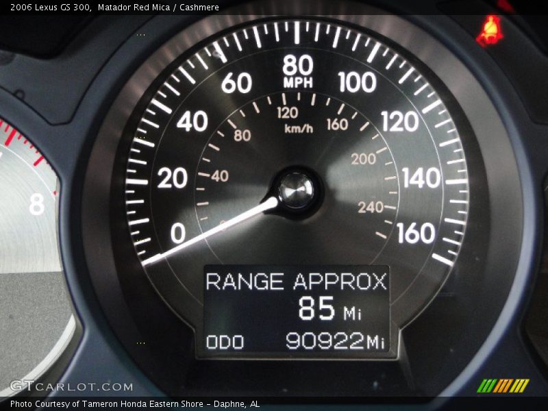 Matador Red Mica / Cashmere 2006 Lexus GS 300