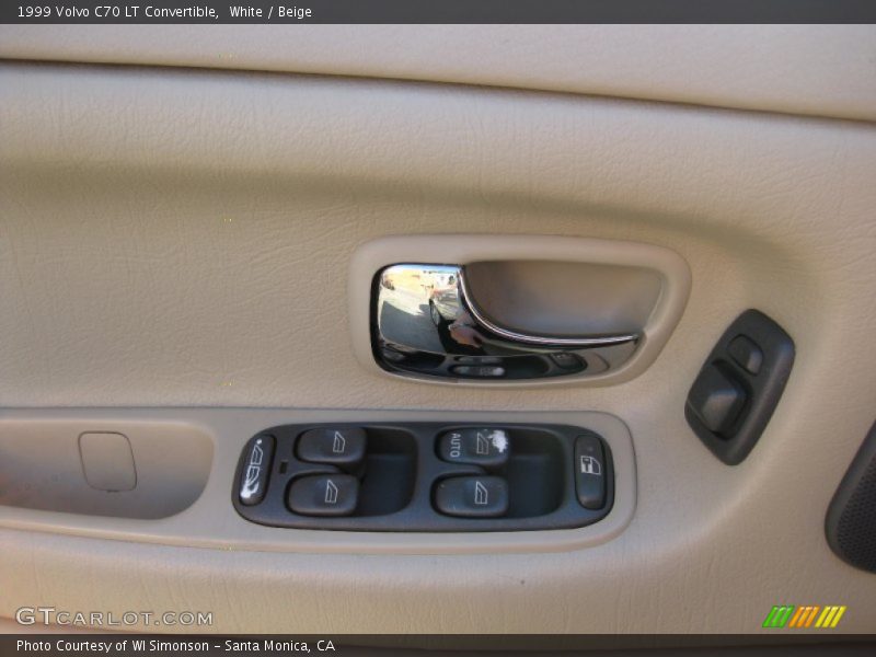 White / Beige 1999 Volvo C70 LT Convertible