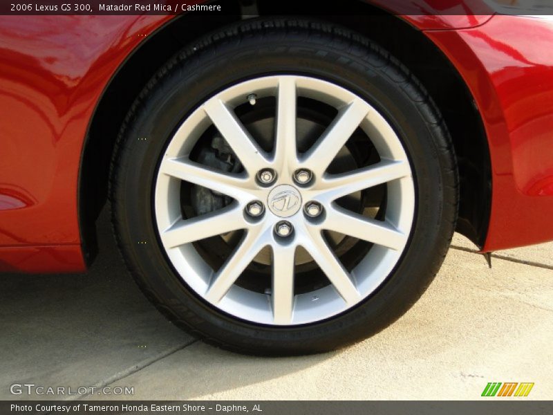 Matador Red Mica / Cashmere 2006 Lexus GS 300