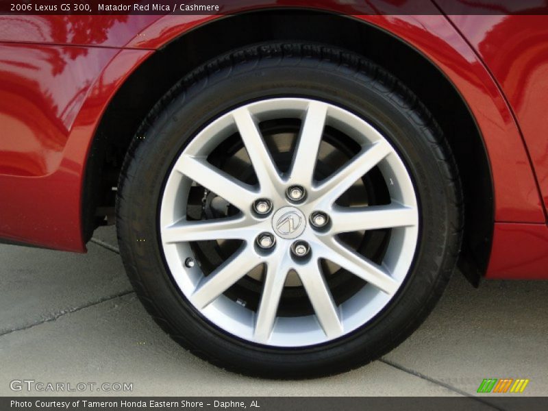 Matador Red Mica / Cashmere 2006 Lexus GS 300