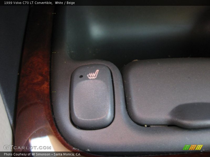 White / Beige 1999 Volvo C70 LT Convertible