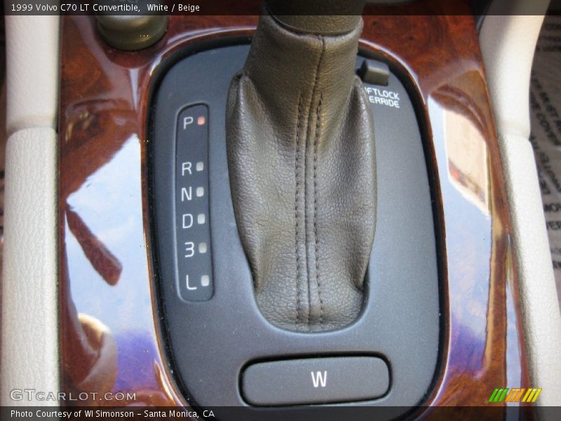 White / Beige 1999 Volvo C70 LT Convertible