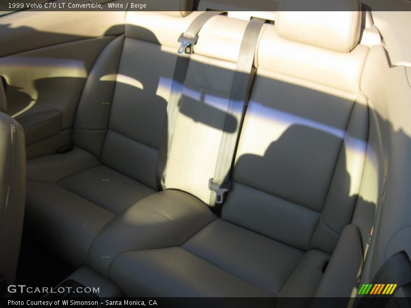 White / Beige 1999 Volvo C70 LT Convertible