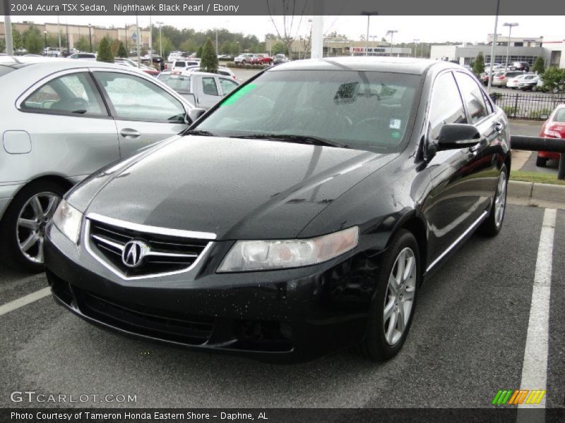 Nighthawk Black Pearl / Ebony 2004 Acura TSX Sedan