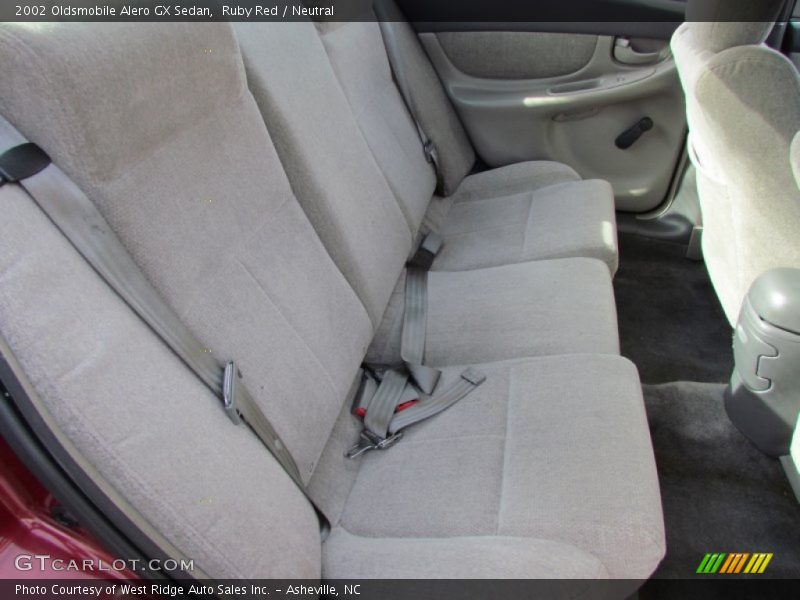 Ruby Red / Neutral 2002 Oldsmobile Alero GX Sedan
