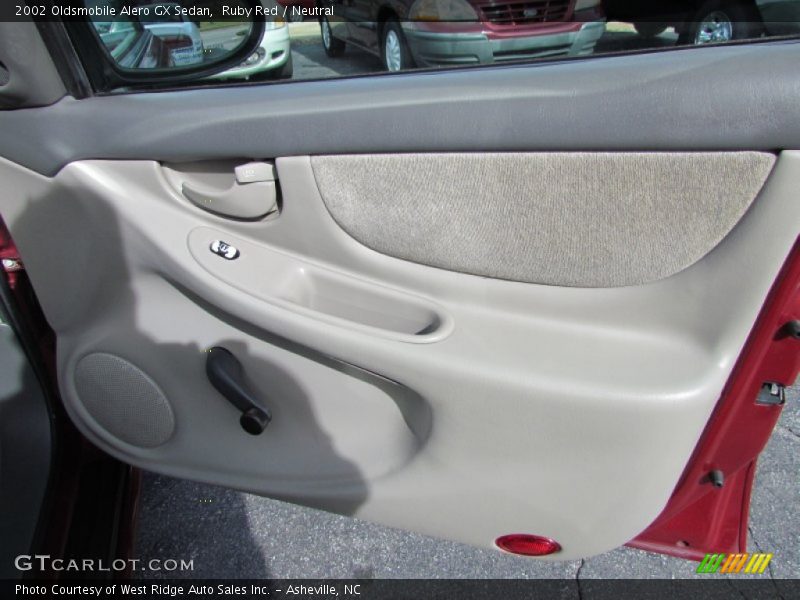 Ruby Red / Neutral 2002 Oldsmobile Alero GX Sedan