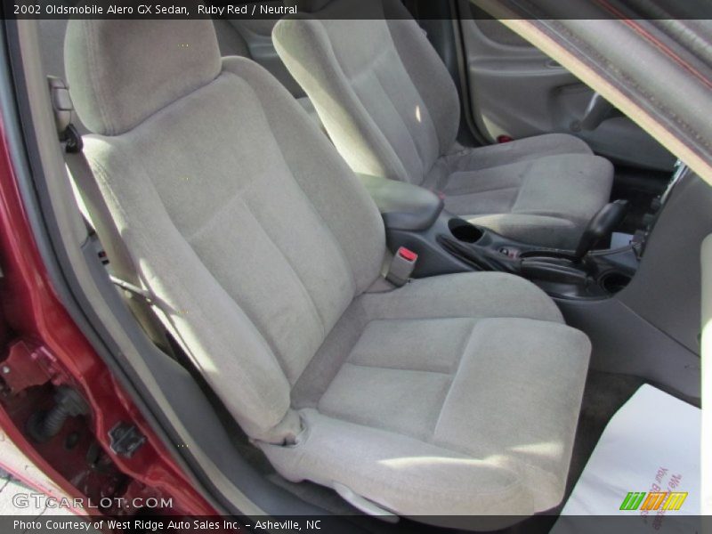 Ruby Red / Neutral 2002 Oldsmobile Alero GX Sedan