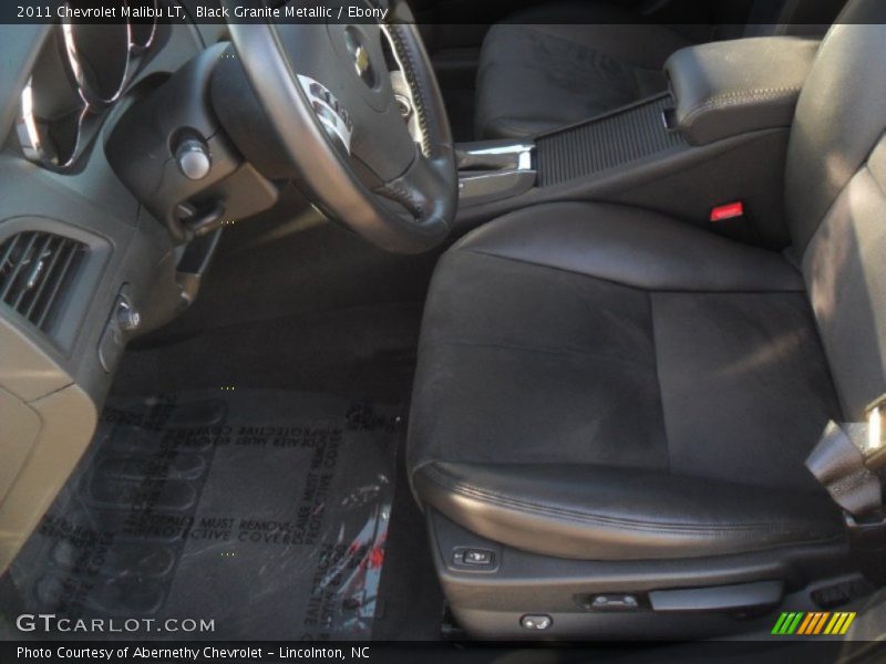 Black Granite Metallic / Ebony 2011 Chevrolet Malibu LT