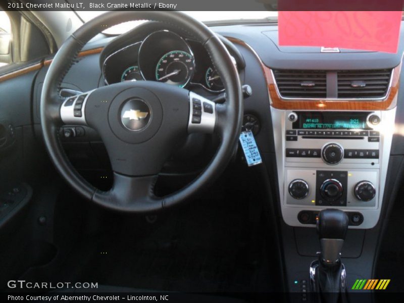 Black Granite Metallic / Ebony 2011 Chevrolet Malibu LT