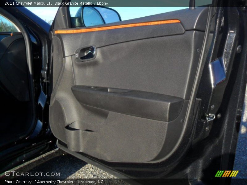 Black Granite Metallic / Ebony 2011 Chevrolet Malibu LT