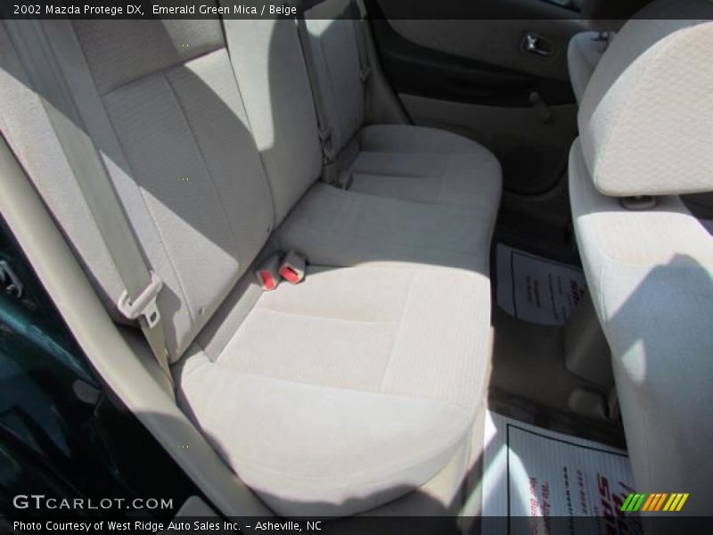 Emerald Green Mica / Beige 2002 Mazda Protege DX