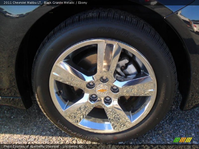 Black Granite Metallic / Ebony 2011 Chevrolet Malibu LT