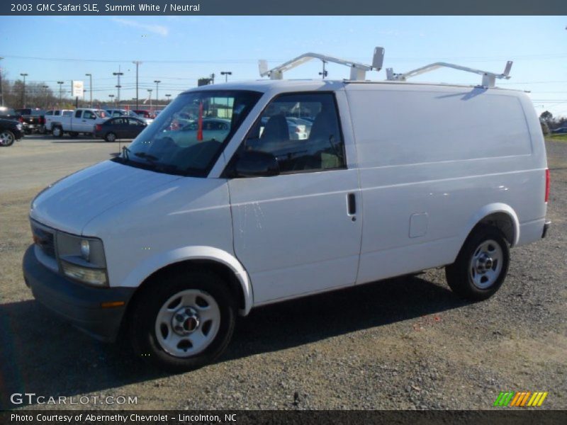 Summit White / Neutral 2003 GMC Safari SLE