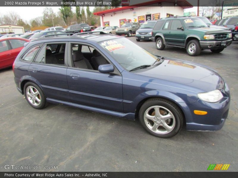 Midnight Blue Mica / Off Black 2002 Mazda Protege 5 Wagon