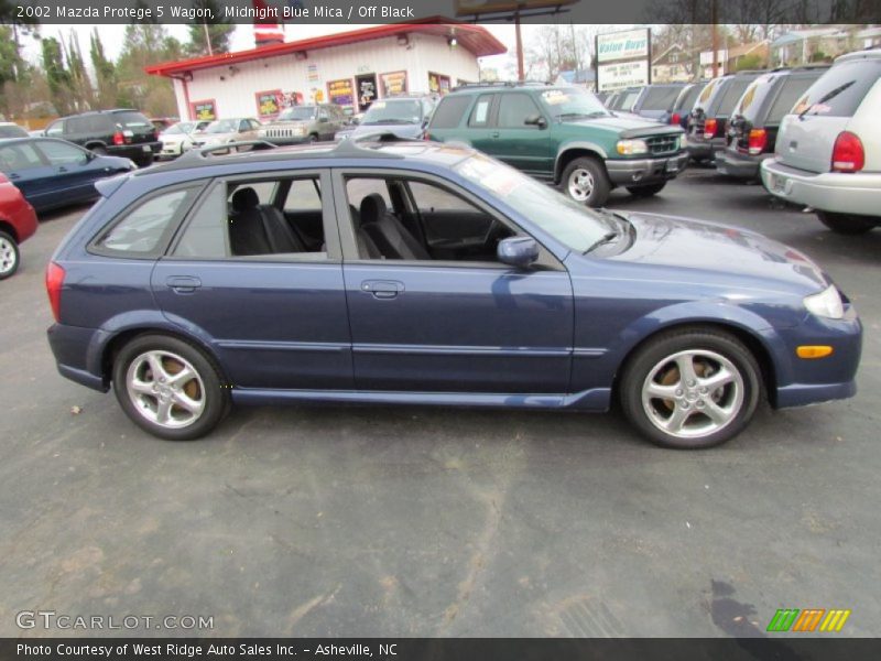 Midnight Blue Mica / Off Black 2002 Mazda Protege 5 Wagon
