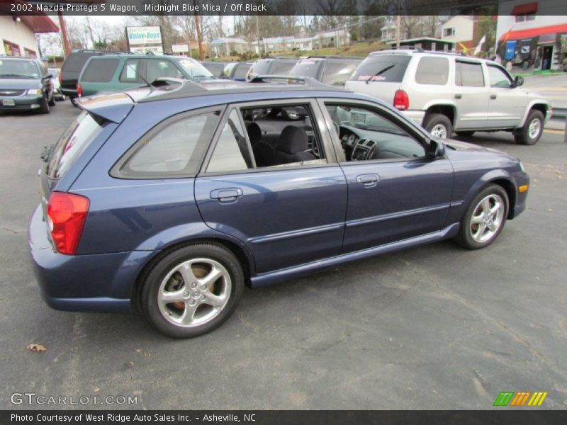 Midnight Blue Mica / Off Black 2002 Mazda Protege 5 Wagon