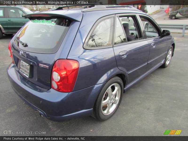 Midnight Blue Mica / Off Black 2002 Mazda Protege 5 Wagon
