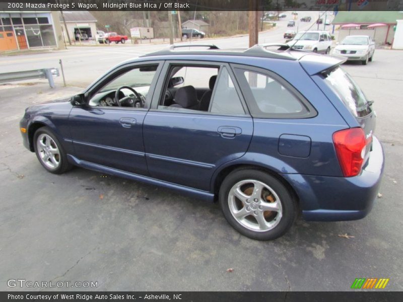 Midnight Blue Mica / Off Black 2002 Mazda Protege 5 Wagon