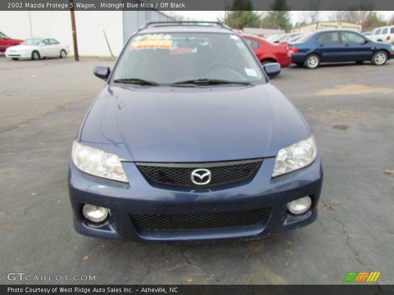Midnight Blue Mica / Off Black 2002 Mazda Protege 5 Wagon