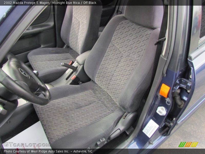  2002 Protege 5 Wagon Off Black Interior