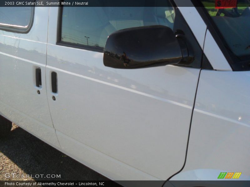 Summit White / Neutral 2003 GMC Safari SLE