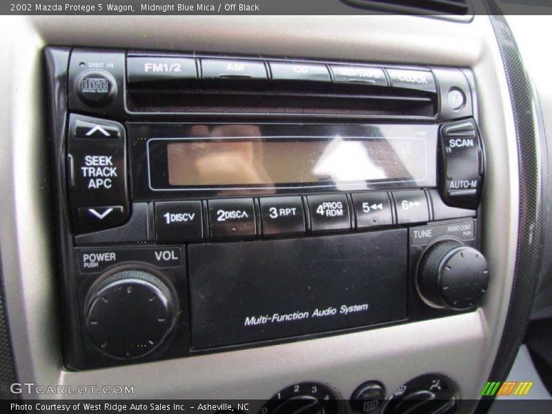 Midnight Blue Mica / Off Black 2002 Mazda Protege 5 Wagon
