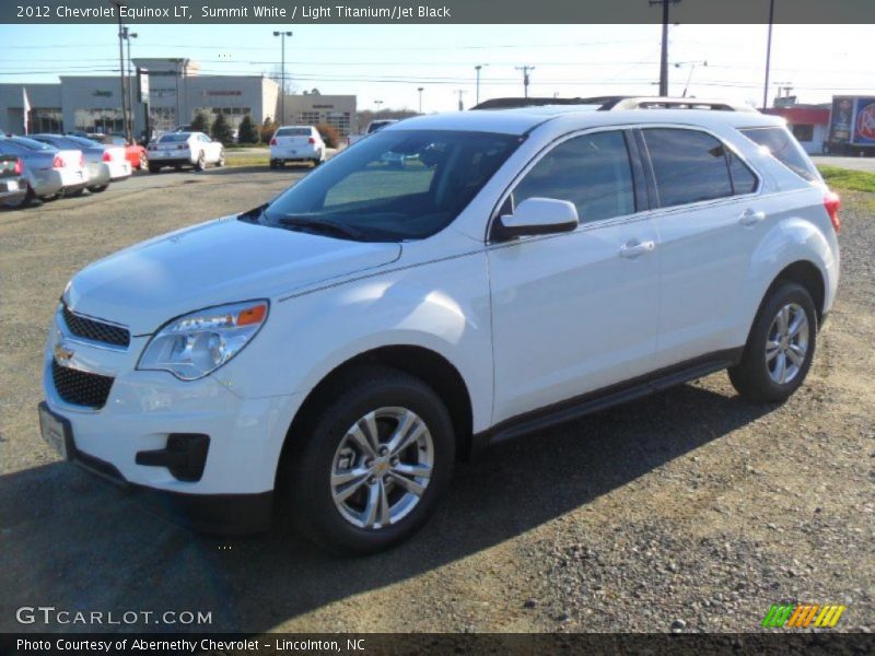 Summit White / Light Titanium/Jet Black 2012 Chevrolet Equinox LT