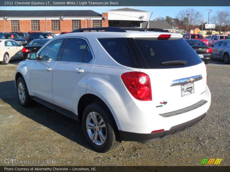 Summit White / Light Titanium/Jet Black 2012 Chevrolet Equinox LT