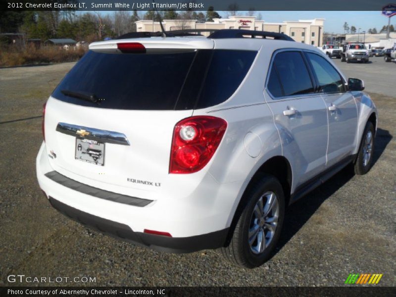 Summit White / Light Titanium/Jet Black 2012 Chevrolet Equinox LT