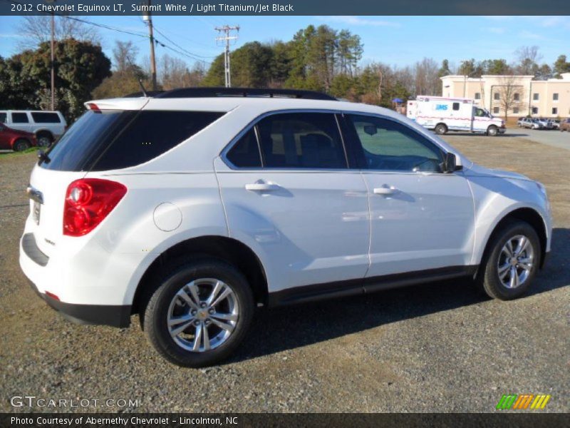 Summit White / Light Titanium/Jet Black 2012 Chevrolet Equinox LT