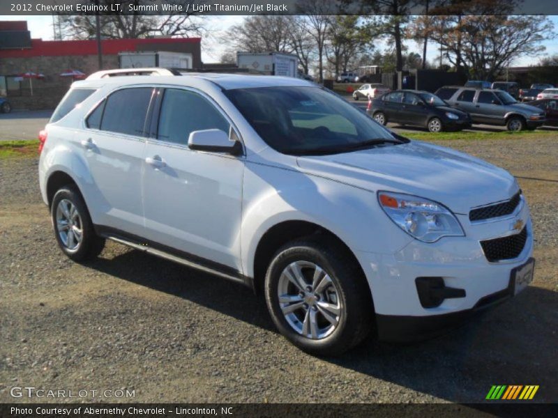 Summit White / Light Titanium/Jet Black 2012 Chevrolet Equinox LT