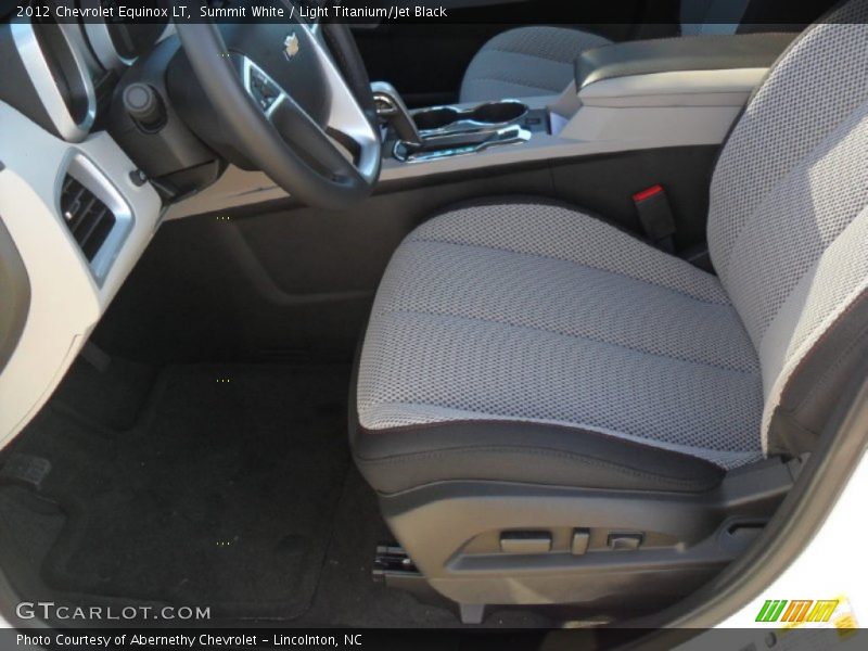 Summit White / Light Titanium/Jet Black 2012 Chevrolet Equinox LT