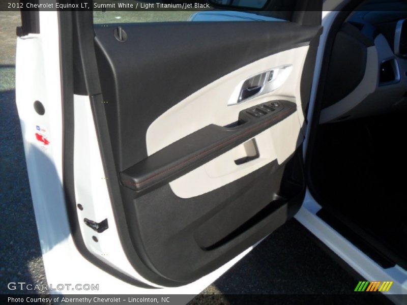 Summit White / Light Titanium/Jet Black 2012 Chevrolet Equinox LT