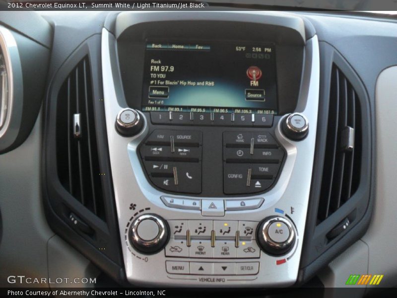 Summit White / Light Titanium/Jet Black 2012 Chevrolet Equinox LT