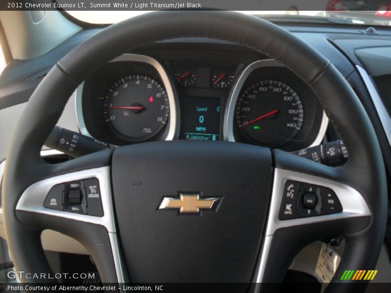 Summit White / Light Titanium/Jet Black 2012 Chevrolet Equinox LT