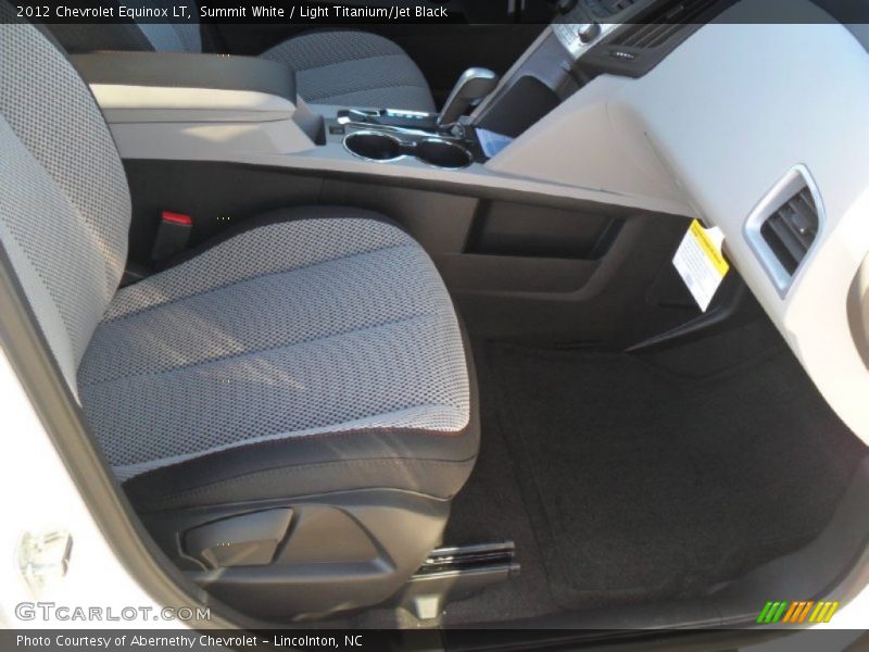 Summit White / Light Titanium/Jet Black 2012 Chevrolet Equinox LT