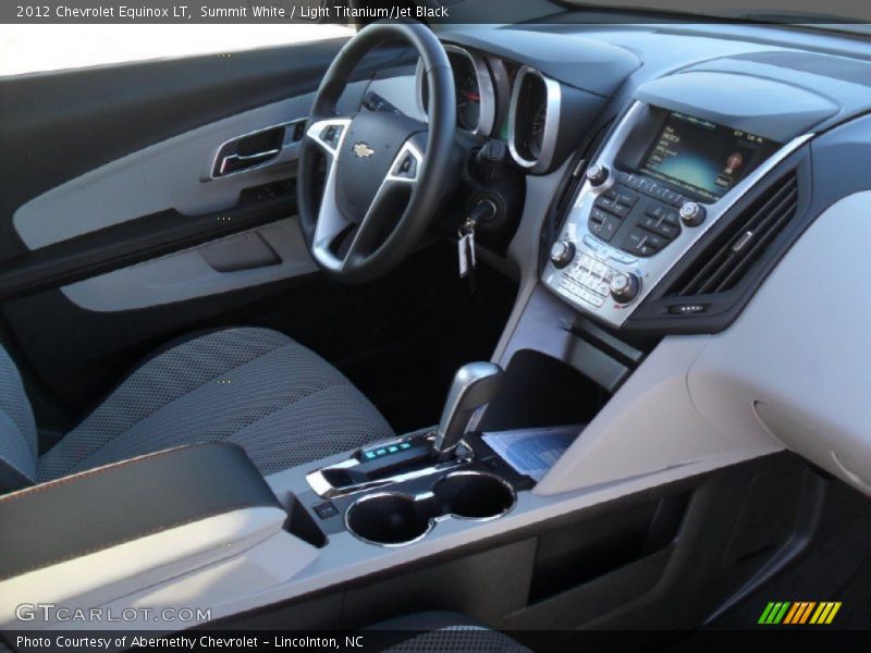 Summit White / Light Titanium/Jet Black 2012 Chevrolet Equinox LT