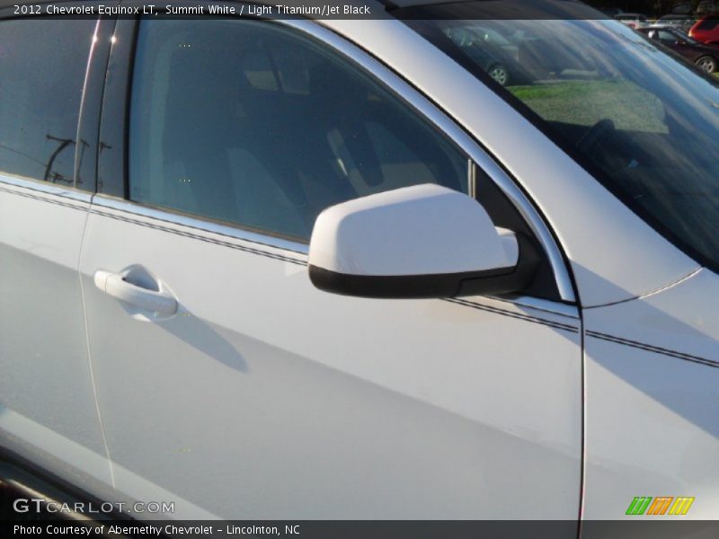 Summit White / Light Titanium/Jet Black 2012 Chevrolet Equinox LT