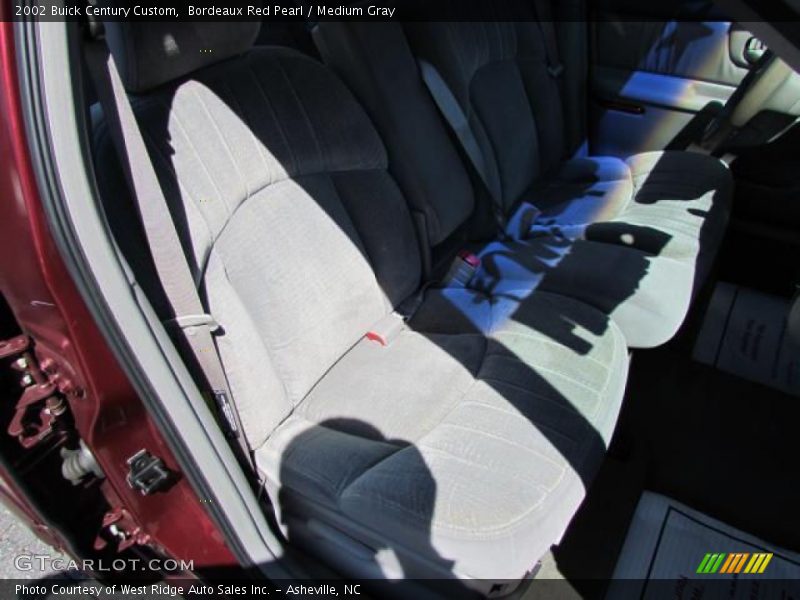 Bordeaux Red Pearl / Medium Gray 2002 Buick Century Custom