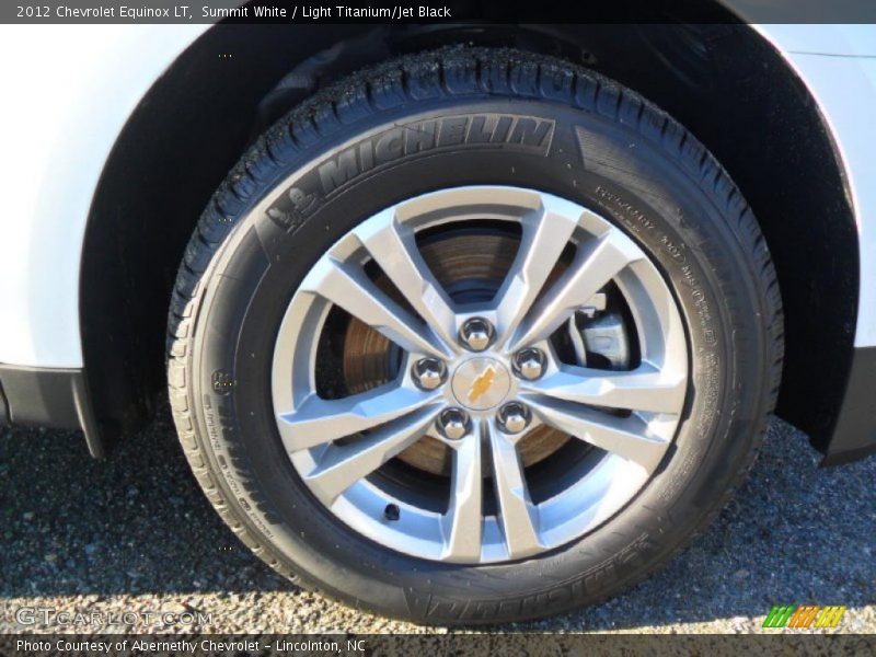 Summit White / Light Titanium/Jet Black 2012 Chevrolet Equinox LT