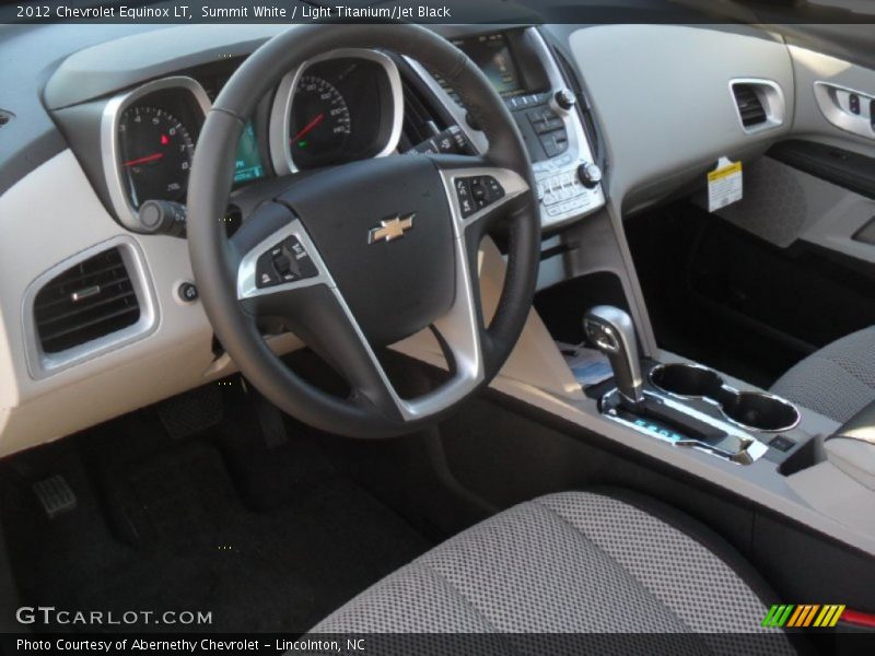 Summit White / Light Titanium/Jet Black 2012 Chevrolet Equinox LT