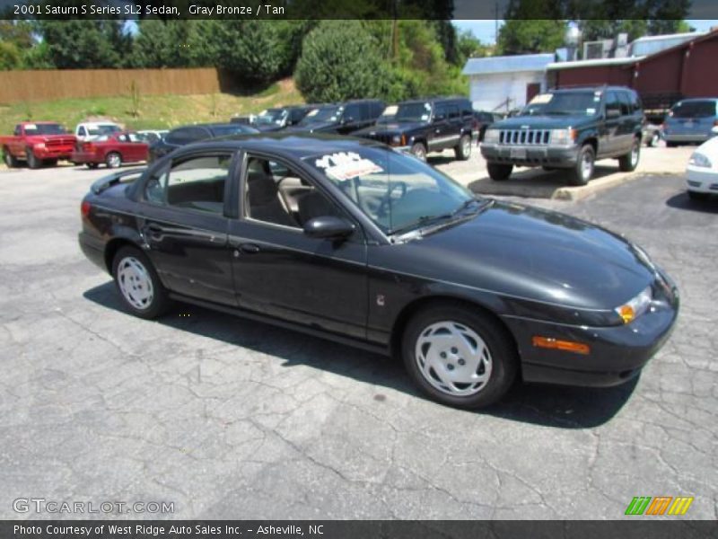 Gray Bronze / Tan 2001 Saturn S Series SL2 Sedan