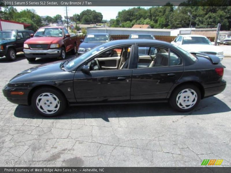 Gray Bronze / Tan 2001 Saturn S Series SL2 Sedan