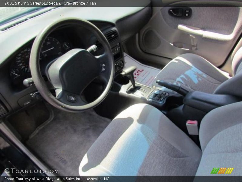 Gray Bronze / Tan 2001 Saturn S Series SL2 Sedan