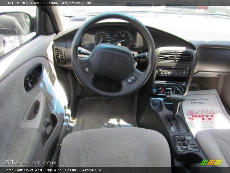 Gray Bronze / Tan 2001 Saturn S Series SL2 Sedan